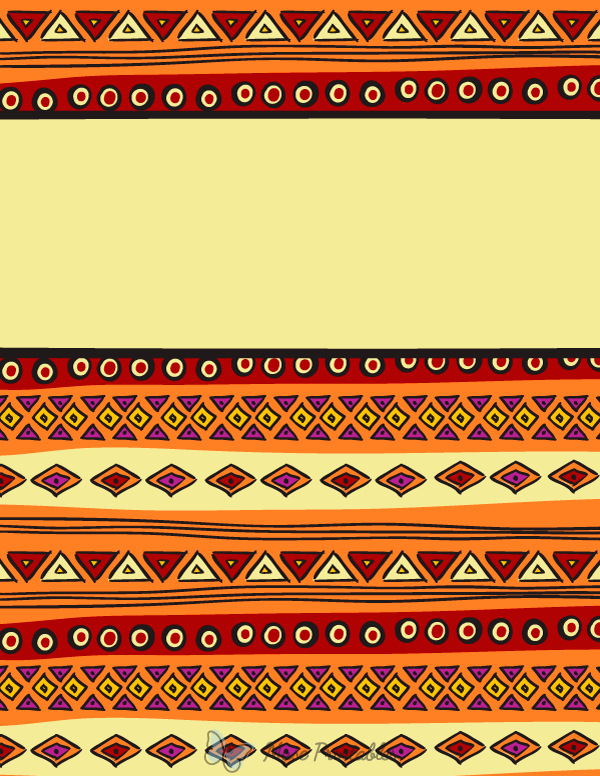 African Binder Cover
