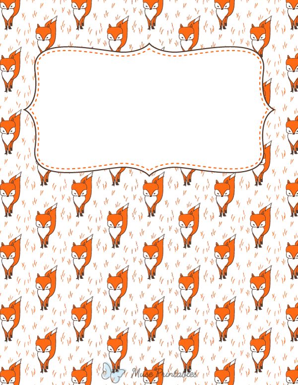 Fox Binder Cover