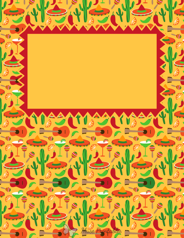Mexican Binder Cover