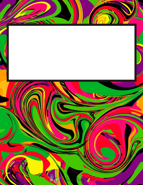 Psychedelic Binder Cover