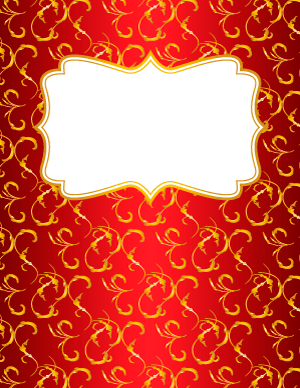Red and Gold Binder Cover