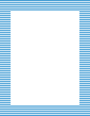 Blue And White Mini Horizontal Striped Border