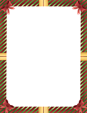 Christmas Wrapping Paper Border