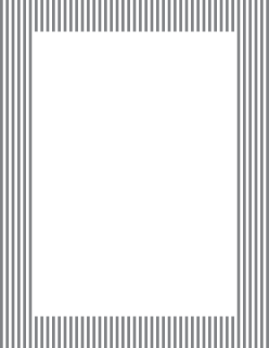 Gray And White Mini Vertical Striped Border