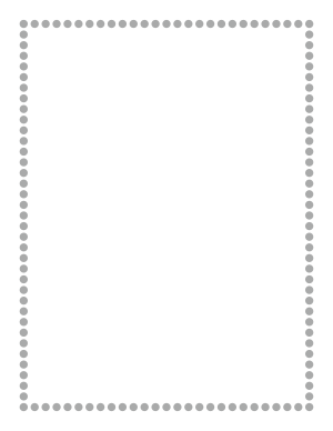 Gray Medium Dotted Line Border