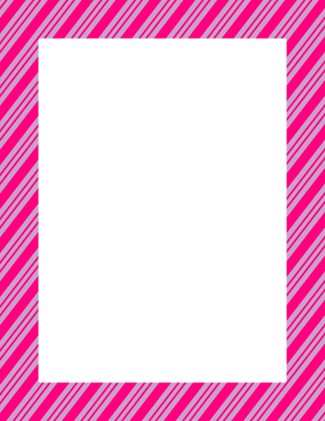 Hot Pink and Lavender Peppermint Stripe Border