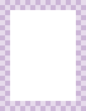 Lavender Checkered Border
