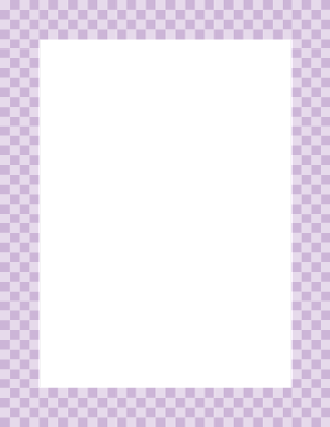 Lavender Mini Checkered Border