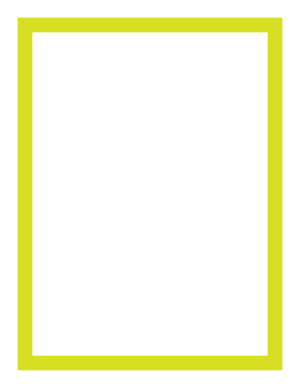 Lime Green Thick Line Border