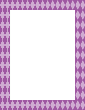 Purple Harlequin Border