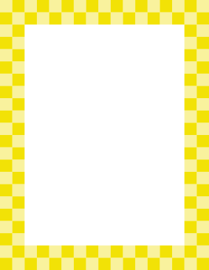 Yellow Checkered Border