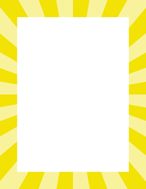 Yellow Starburst Border