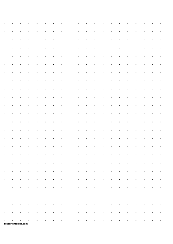 1 cm Dot Grid Paper: A4-sized paper (8.27 x 11.69)