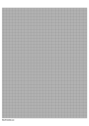 10 Squares Per Centimeter Black Graph Paper  - A4