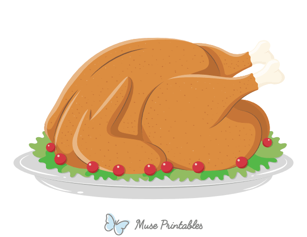 Cooked Turkey Photo Booth Prop