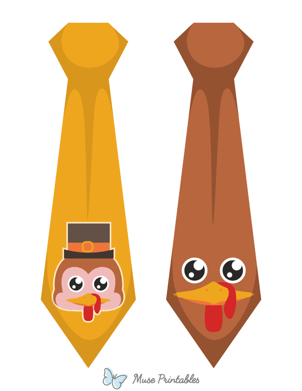 Thanksgiving Tie Photo Booth Prop