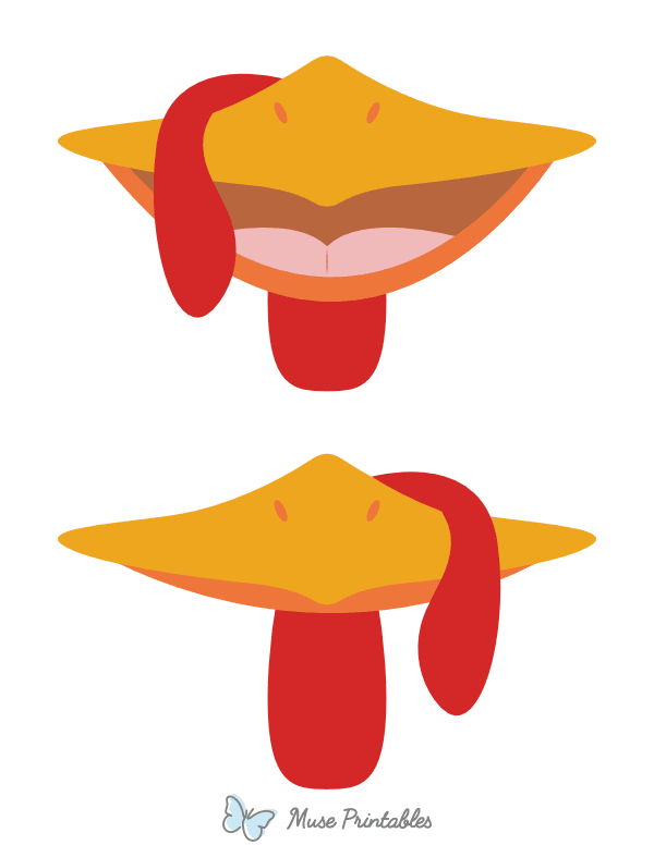 Turkey Beak Photo Booth Prop