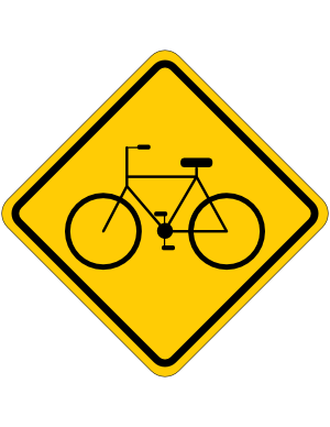 Bicycle Crossing Sign
