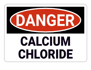 Calcium Chloride Danger Sign