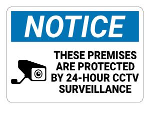 Cctv Notice Sign