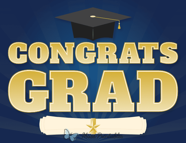 Congrats Grad Sign