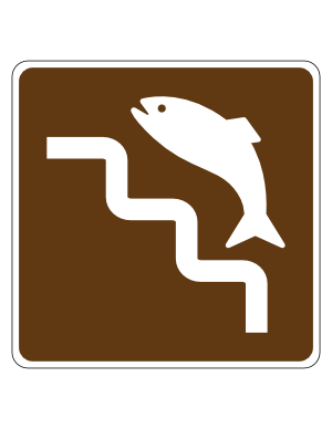 Fish Ladder Campground Sign