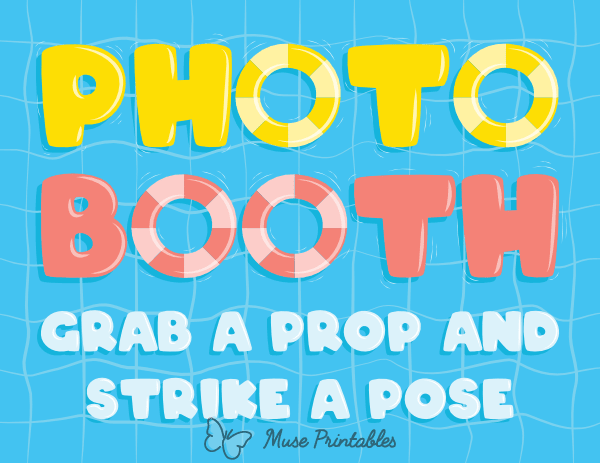 Summer Photo Booth Sign