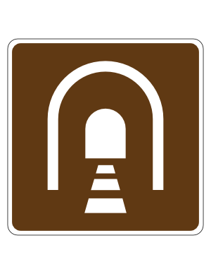 Tunnel Campground Sign