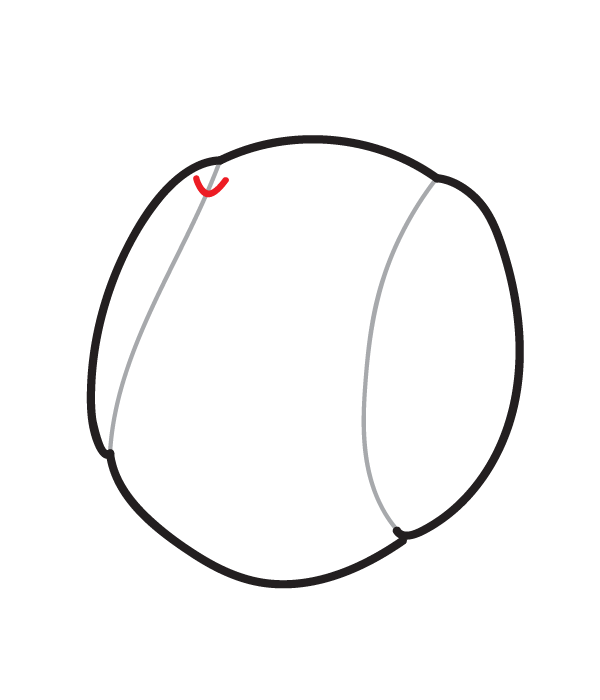 How to Draw a Baseball - Step 9