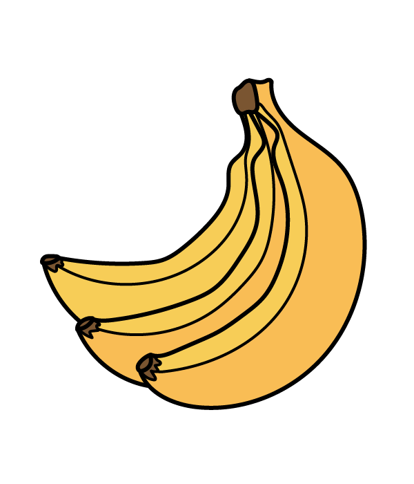 How to Draw a Bunch of Bananas - Step 12