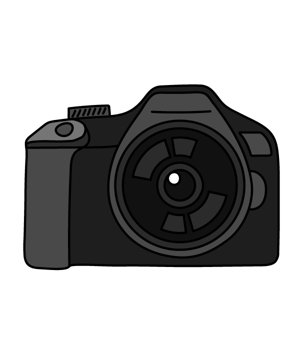 How to Draw a Camera - Step 20