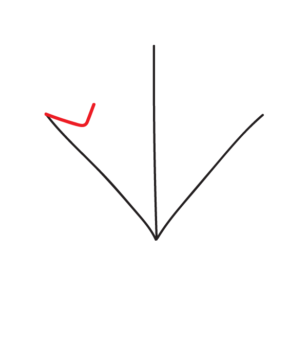 How to Draw a Canadian Maple Leaf - Step 3
