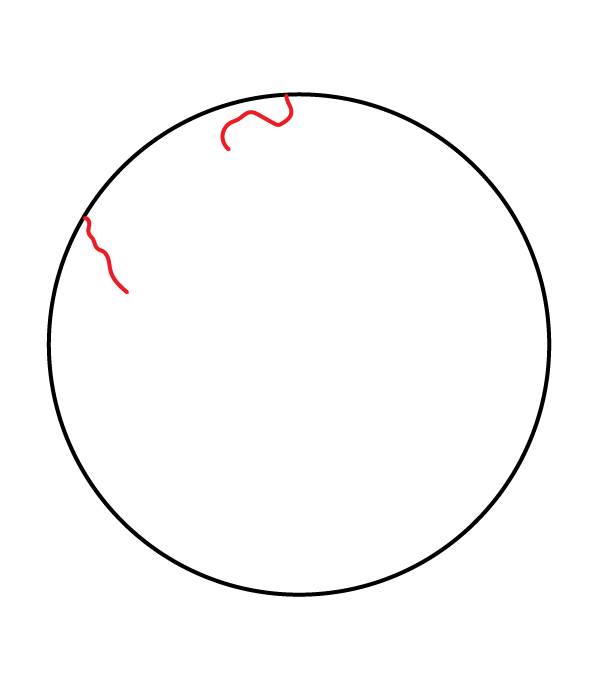 How to Draw  Earth - Step 2