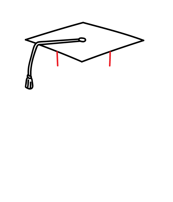 How to Draw a Graduation Owl - Step 7