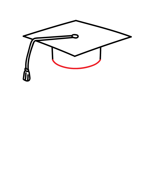 How to Draw a Graduation Owl - Step 8