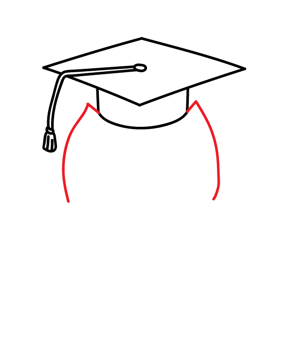 How to Draw a Graduation Owl - Step 9