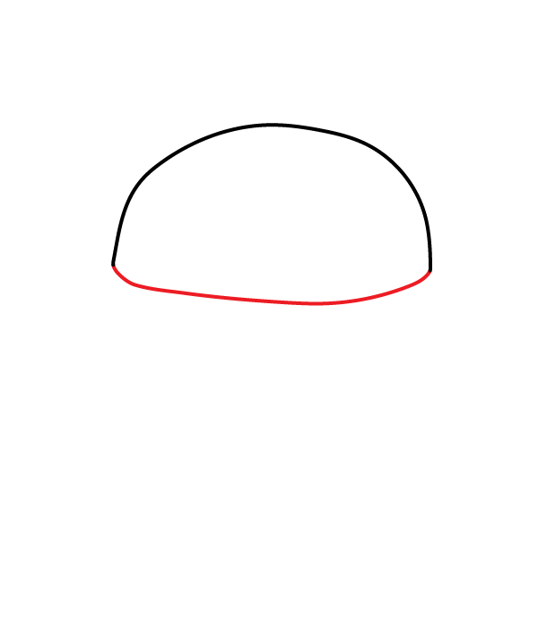 How to Draw a Hamburger - Step 2