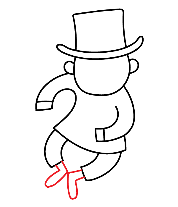 How to Draw a Leprechaun - Step 10