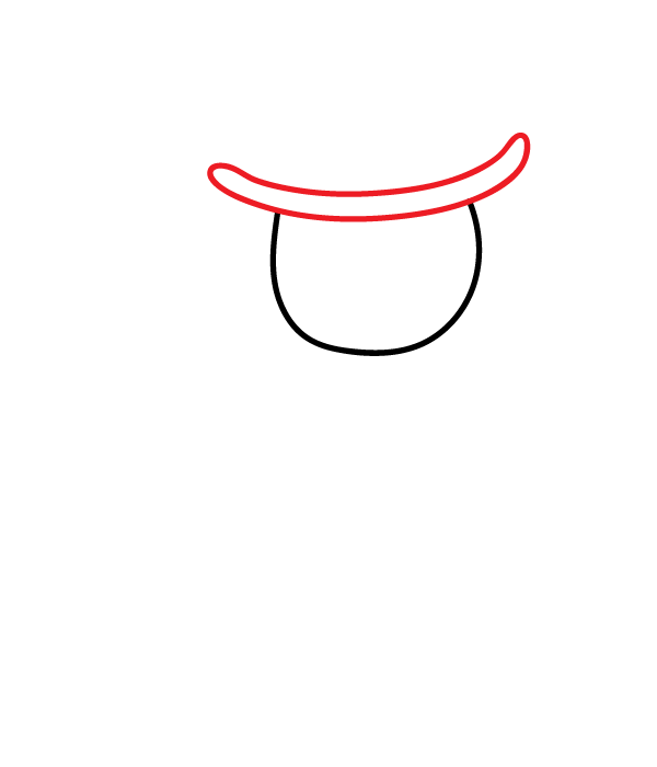 How to Draw a Leprechaun - Step 2