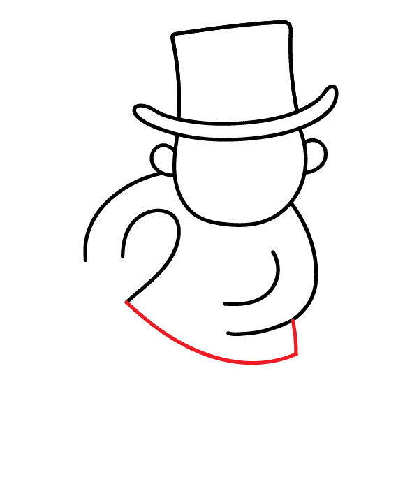 How to Draw a Leprechaun - Step 7