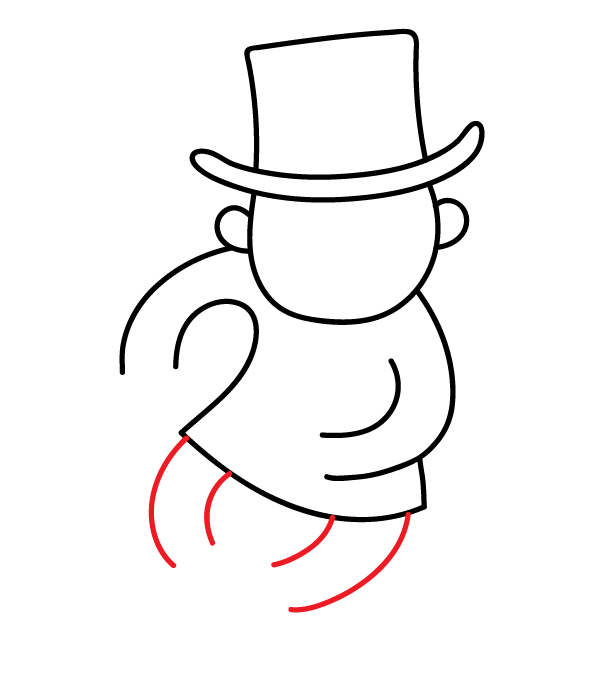 How to Draw a Leprechaun - Step 8