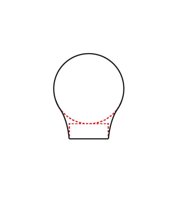 How to Draw a Light Bulb - Step 4
