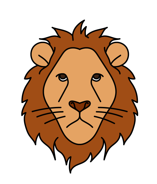 How to Draw a Lion Head - Step 15