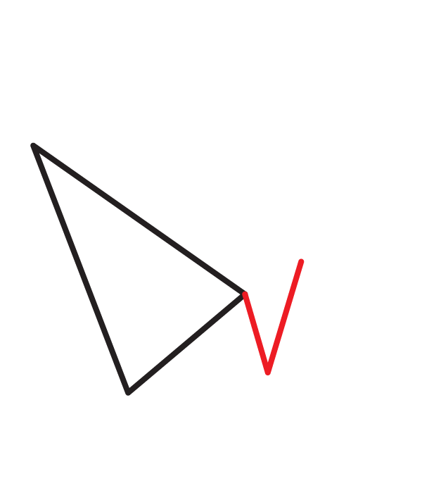 How to Draw a Paper Airplane - Step 3