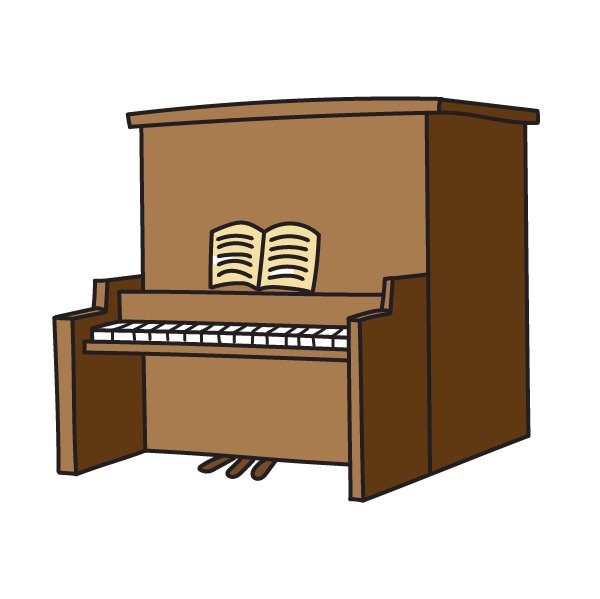 easy to draw piano