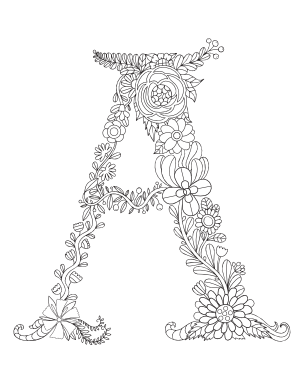 Floral Letter 