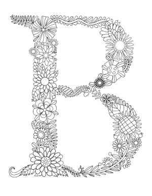 Floral Letter 