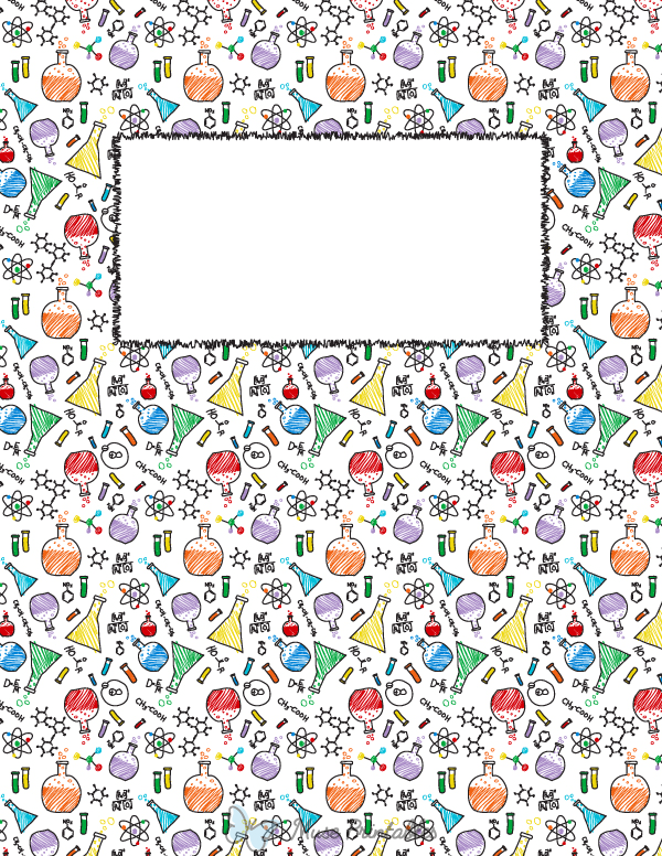 Printable Chemistry Binder Cover
