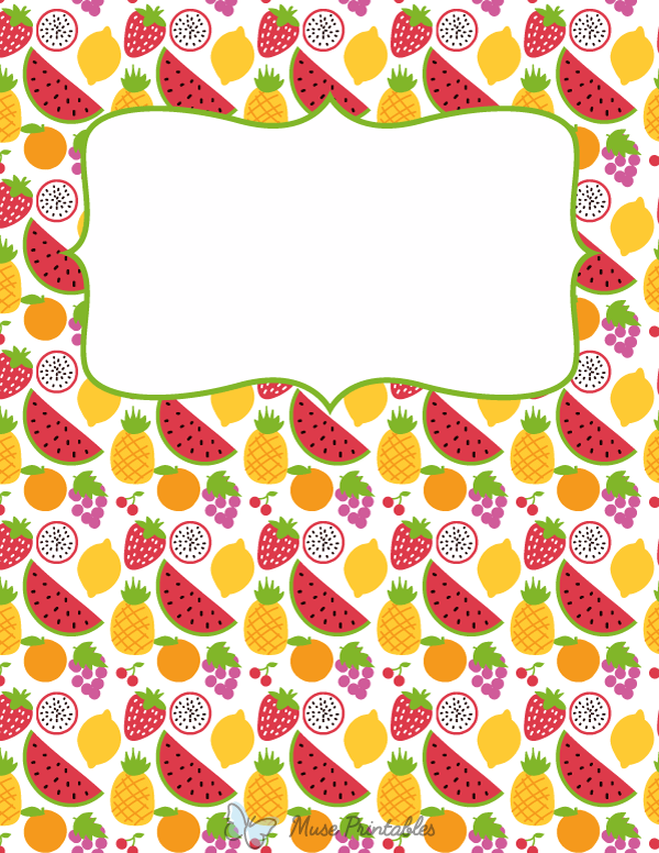 Fruit Binder Cover