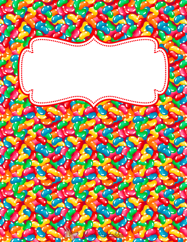 Jelly Bean Binder Cover